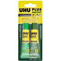 Los mejores  - UHU 2 Komponenten Epoxidharzkleber plus endfest - Goma (Glue tube- Ceramics- Cork- Vidrio- Metal- De plástico- Porcelana…